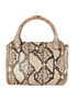 Mini Buckle Tote, back view